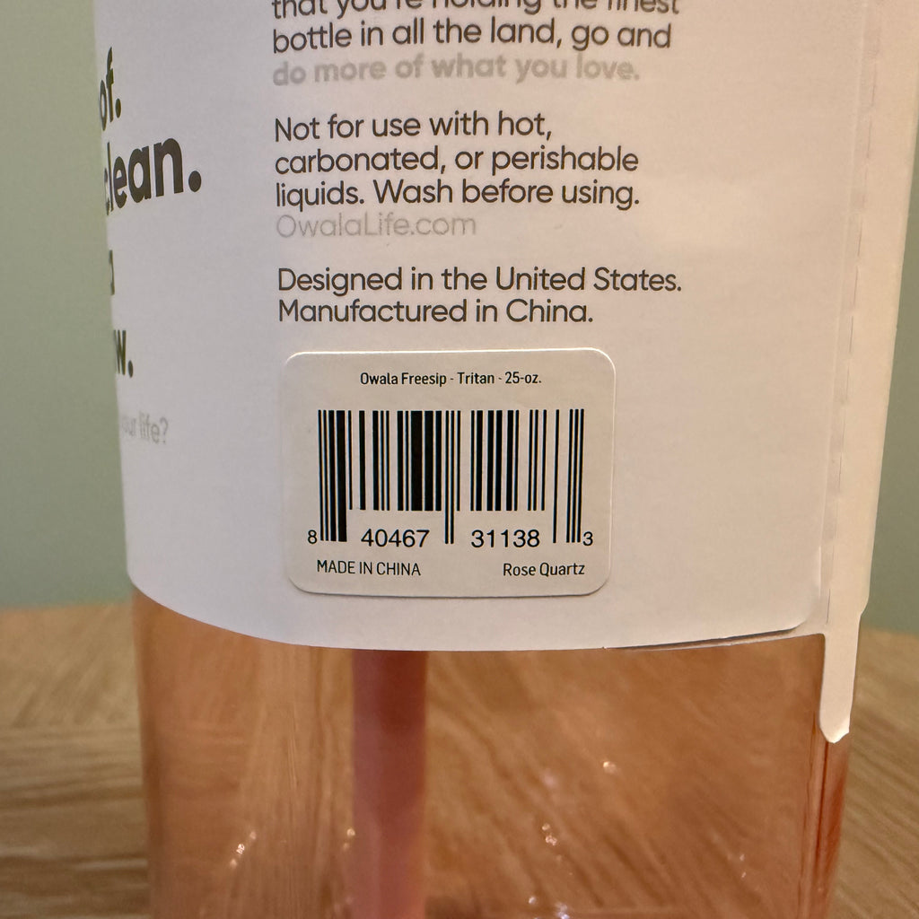 Owala FreeSip Tritan 25oz (74oml) Rose Quartz Genuine Stock Fast UK Delivery