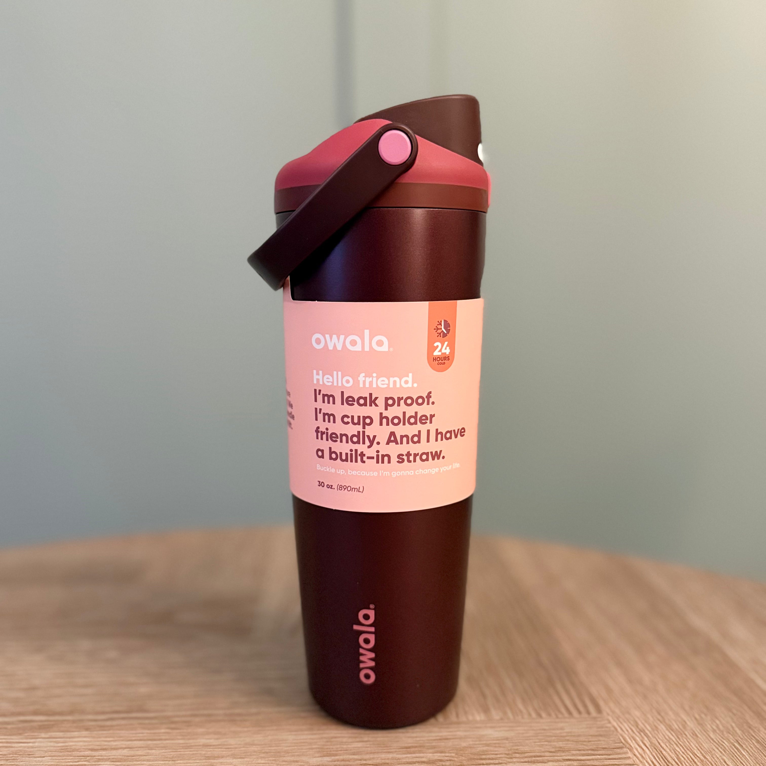 Owala FreeSip Sway - Black Cherry
