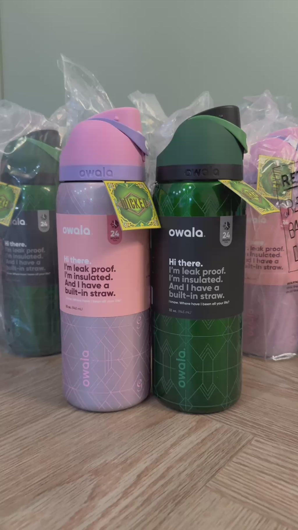 Owala x Wicked "For Good" Special Edition FreeSip - 32oz